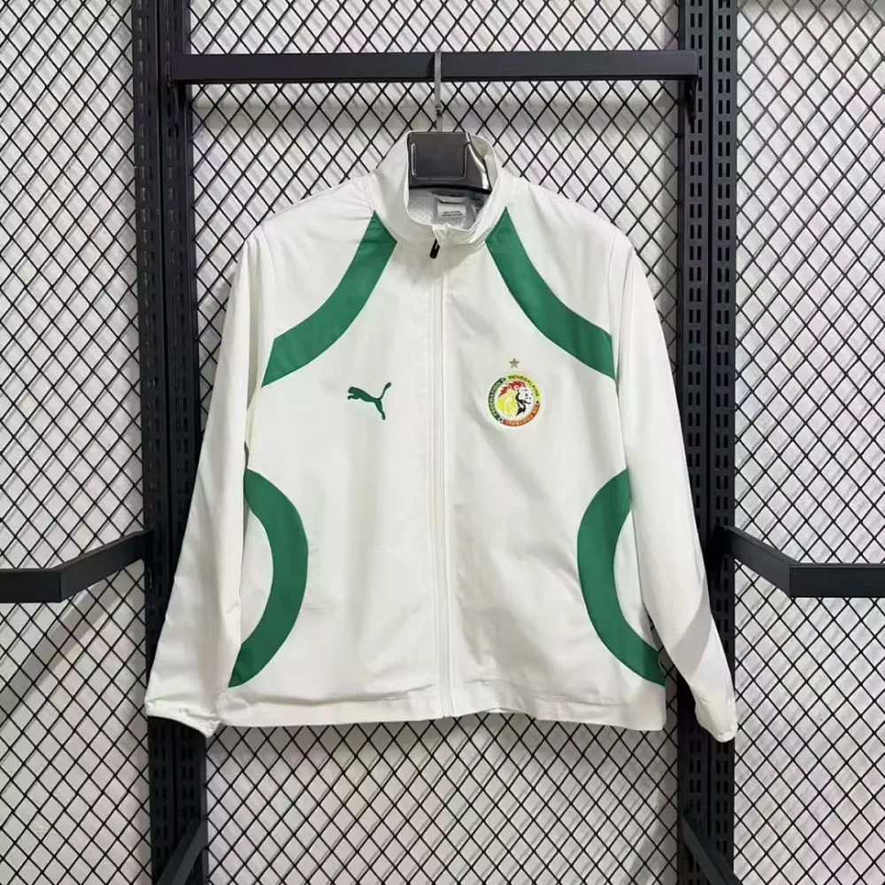 Senegal Windbreaker Jacket White World Cup 2026