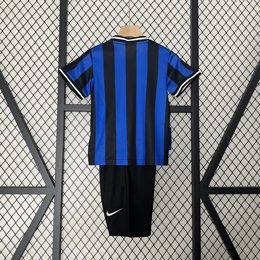 Inter Milan Retro Jersey Custom Kids Kit Jerseys+Shorts 2009/10