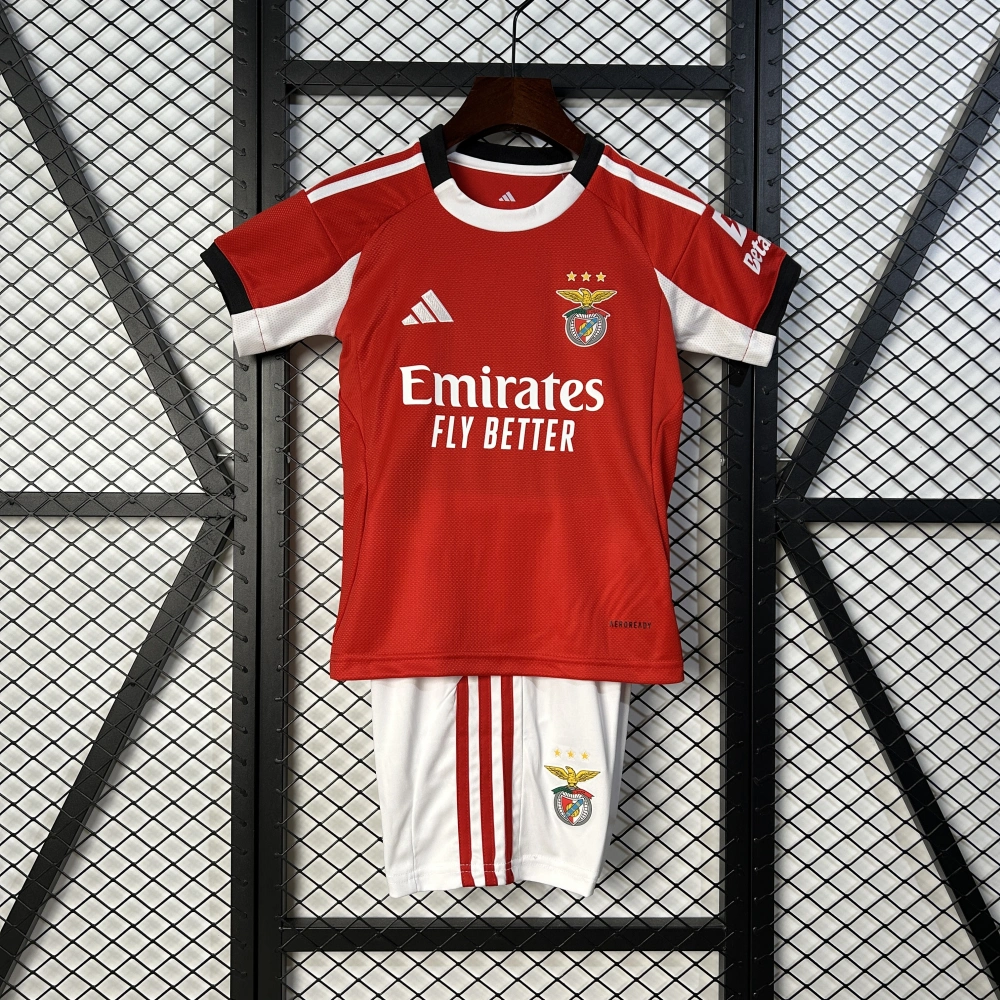 Benfica Soccer Jersey Home Kids Kit Jersey+Shorts 2025/26
