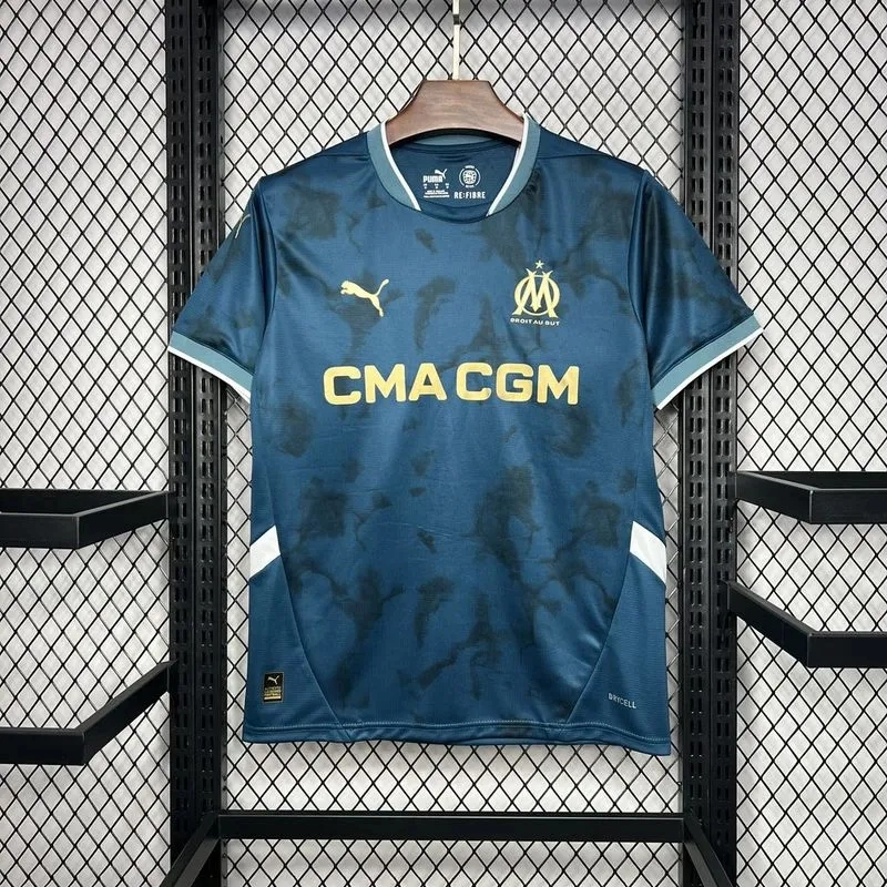Marseille Soccer Jersey Away Custom Shirt 2024/25