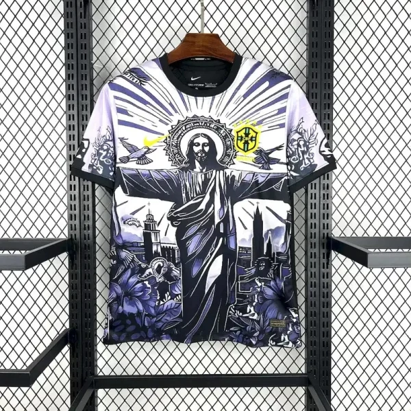 Brazil Soccer Jersey Jesus Special Edition Custom Shirt 2025