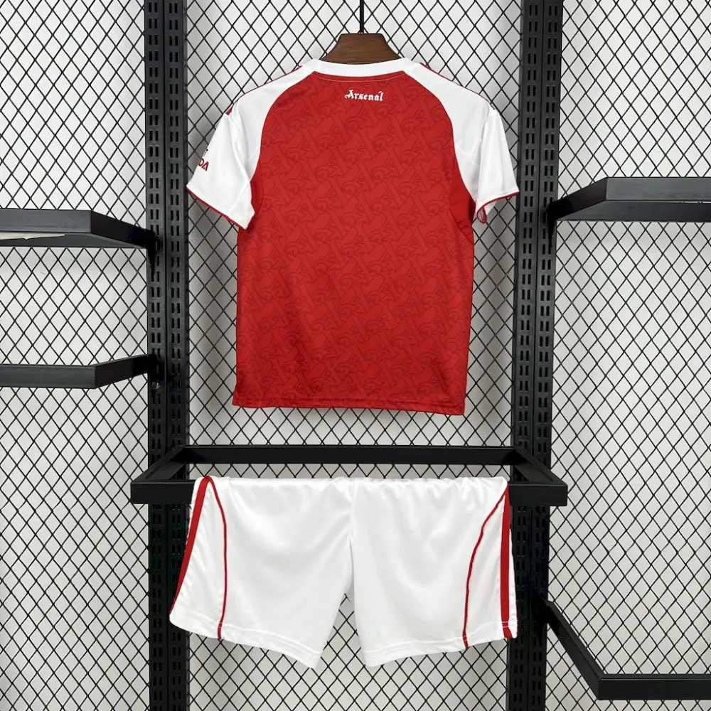 Arsenal Soccer Jersey Home Kids Kit Jersey+Shorts 2025/26