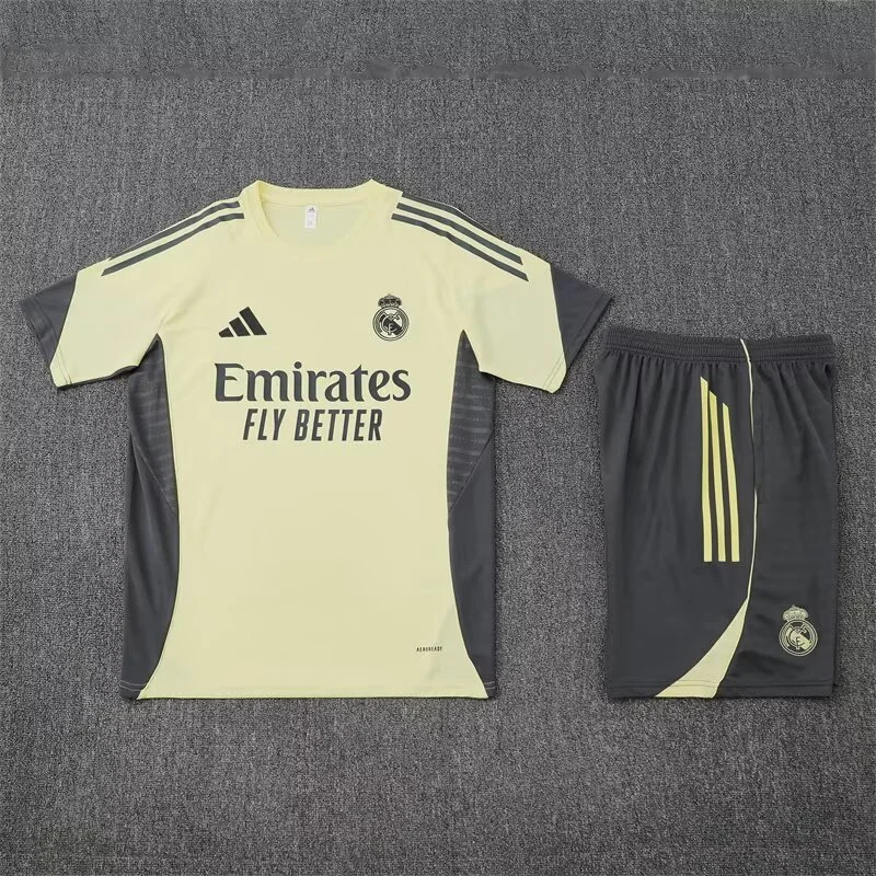 Real Madrid Training Jersey Kit Yellow 2025/26