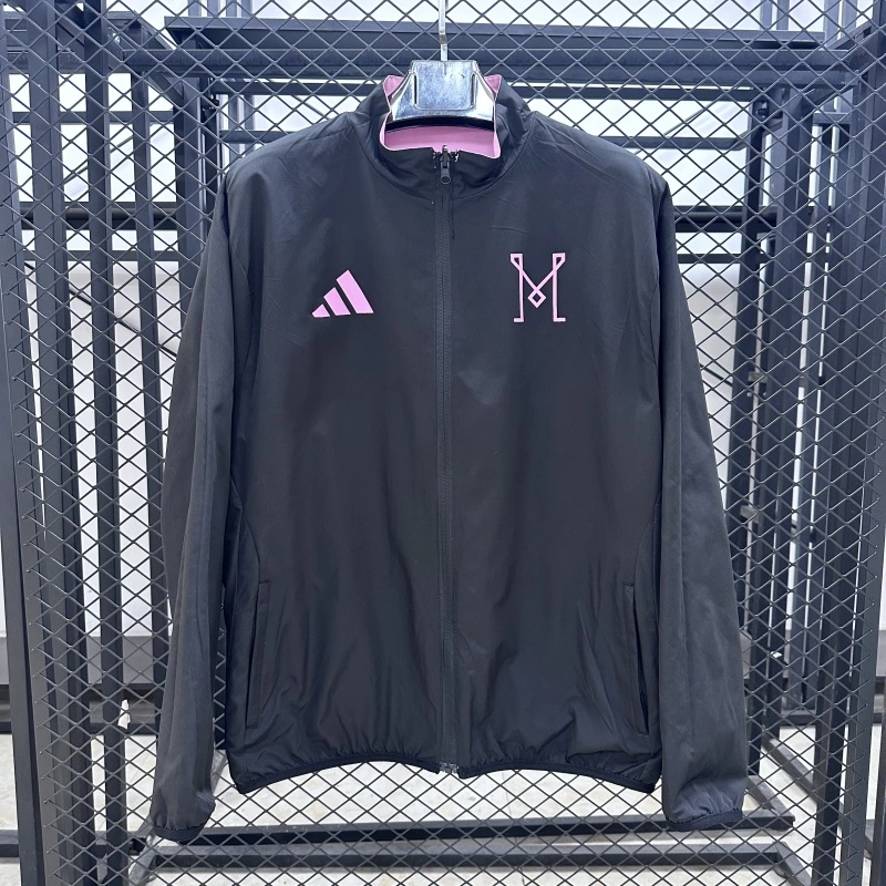 Inter Miami Windbreaker Jacket Black 2025