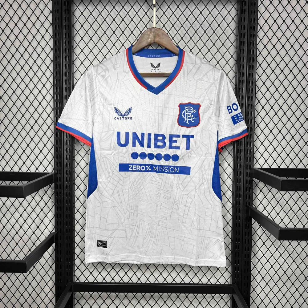 Rangers FC Soccer Jersey Away Custom Shirt 2024/25