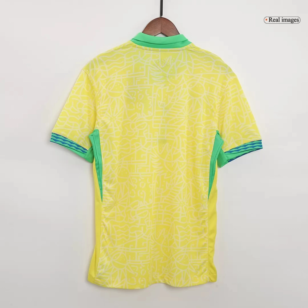 Brazil Soccer Jersey Home Custom Shirt Copa America 2024