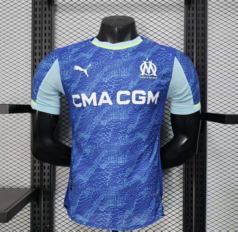 Marseille Authentic Soccer Jersey Third Away Shirt 2025/26