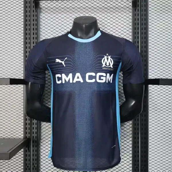 Marseille Authentic Soccer Jersey Away Shirt 2025/26