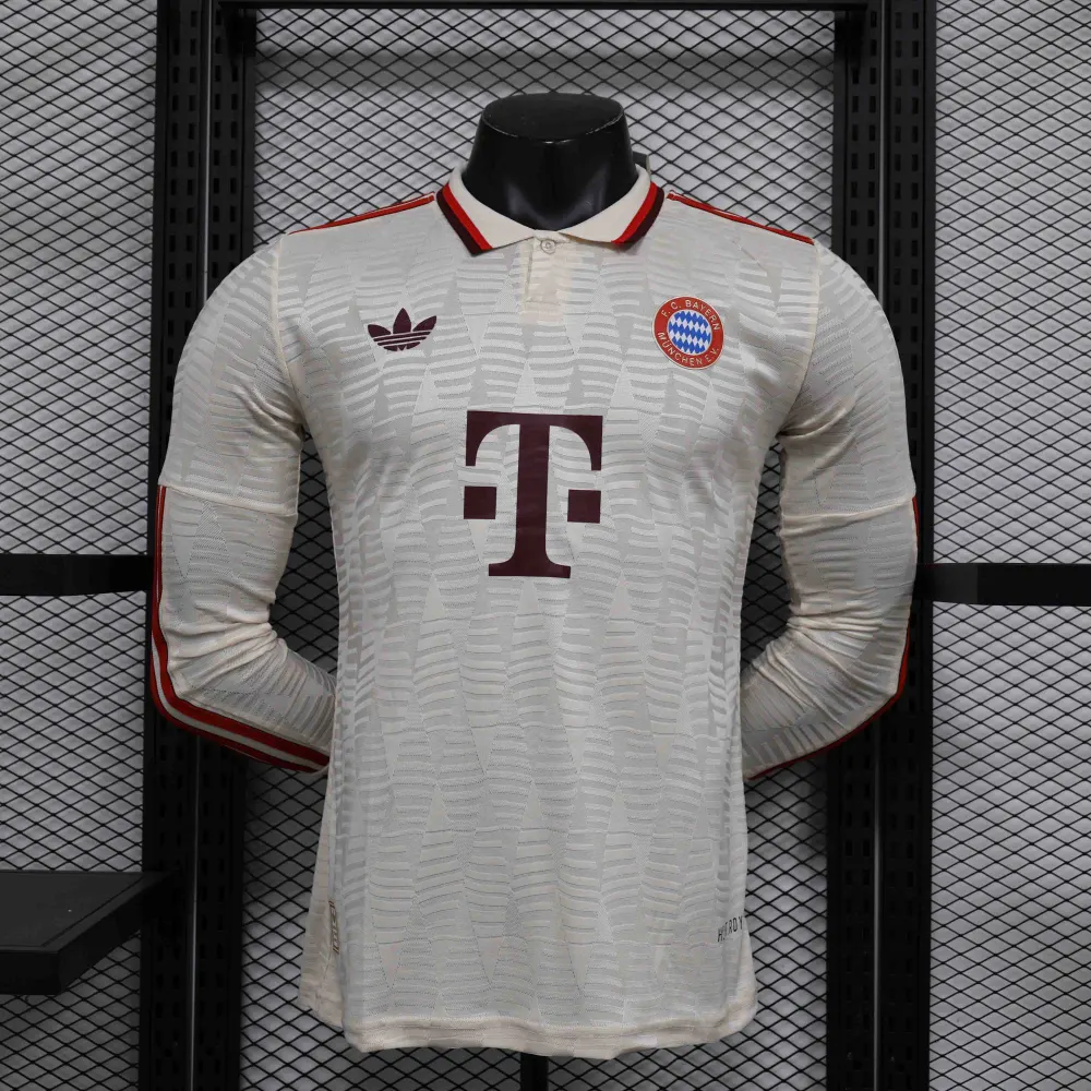 Bayern Munich Third Away Jersey Long Sleeve Player Version 2024/25