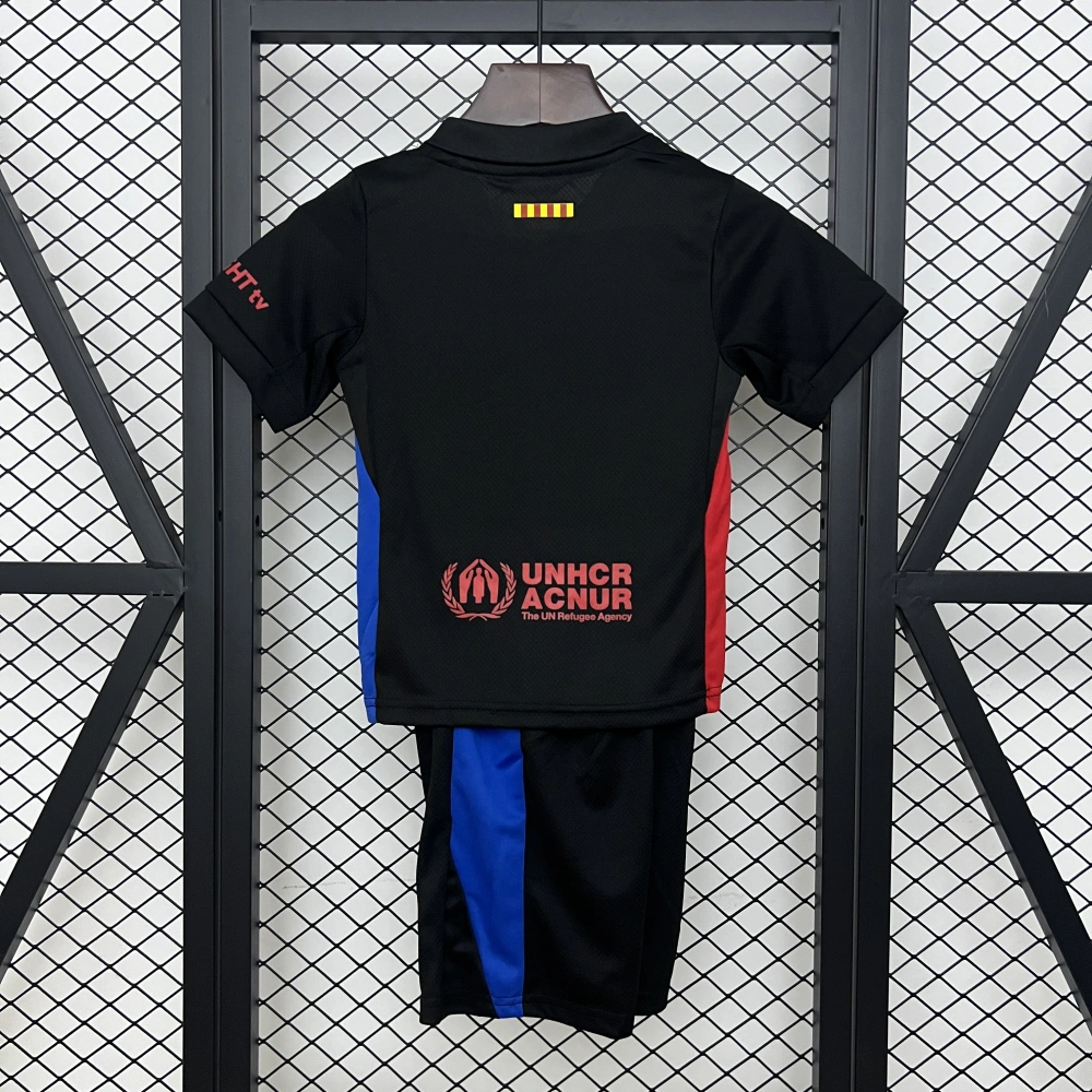 Barcelona Away x Travis Scott Soccer Kids Kit Jersey+Shorts 2024/25