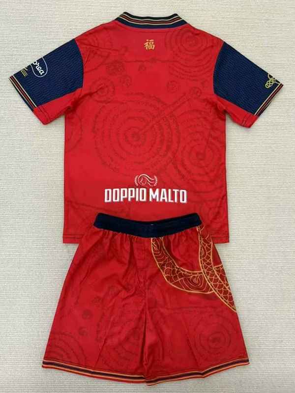Cagliari Football Jersey Snake Special Edition Kids Kit Jersey+Shorts 2025/26