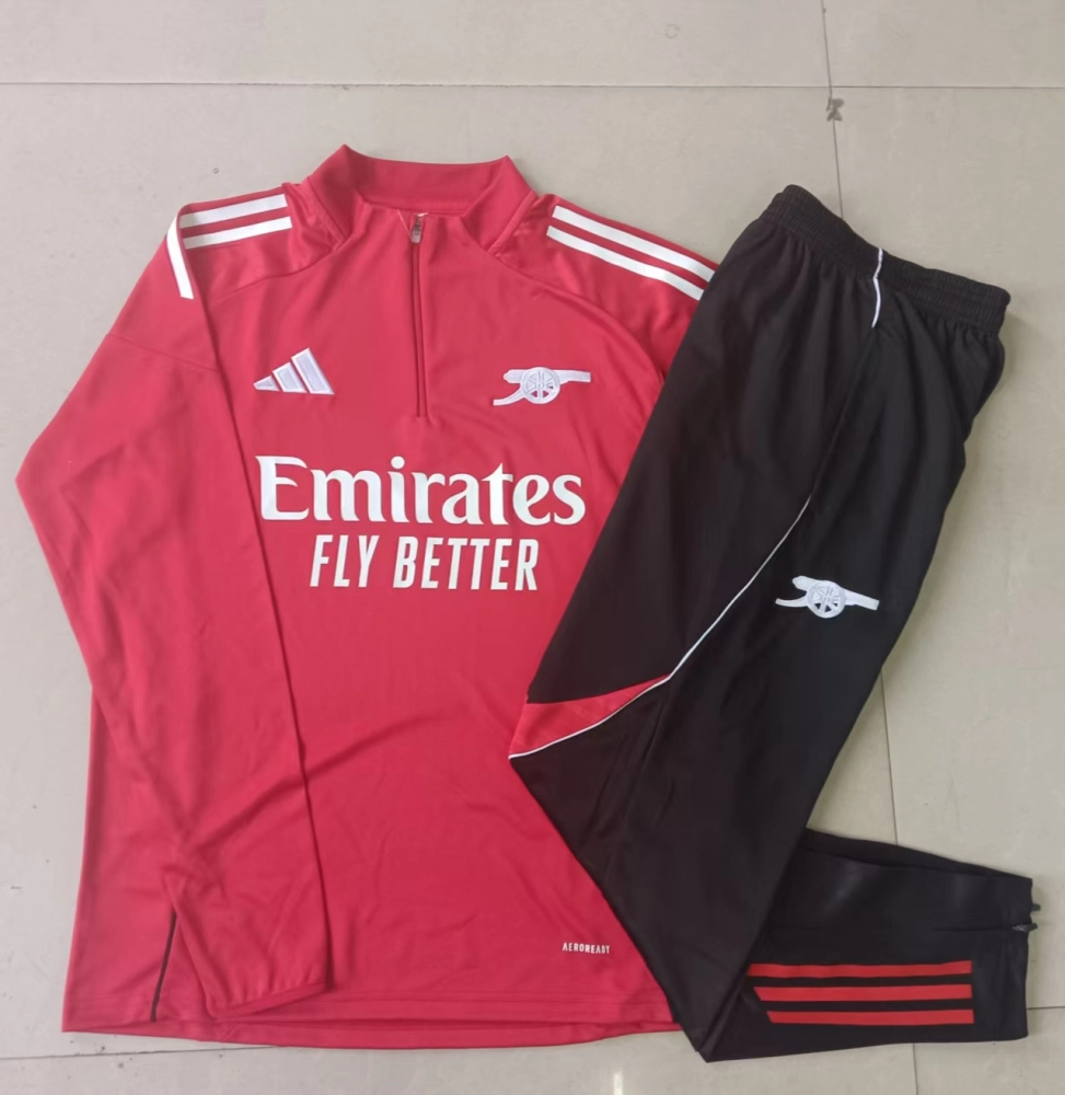 Kids Arsenal Training Kit (Sweatshirt+Pants) Red 2025/26