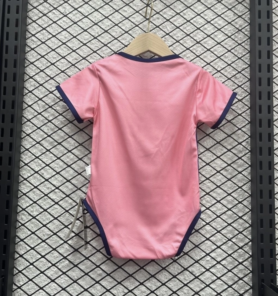 Barcelona Soccer Jersey Pink Baby Uniform 2025/26
