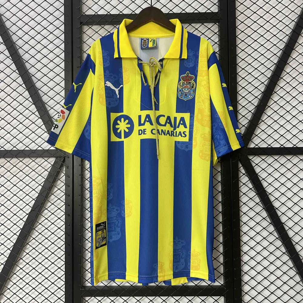 UD Las Palmas Retro Soccer Jersey Away Custom Shirt 1997/98