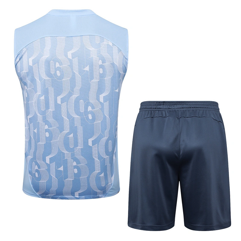 Manchester City Sleeveless Training Jersey Kit Light Blue 2025/26