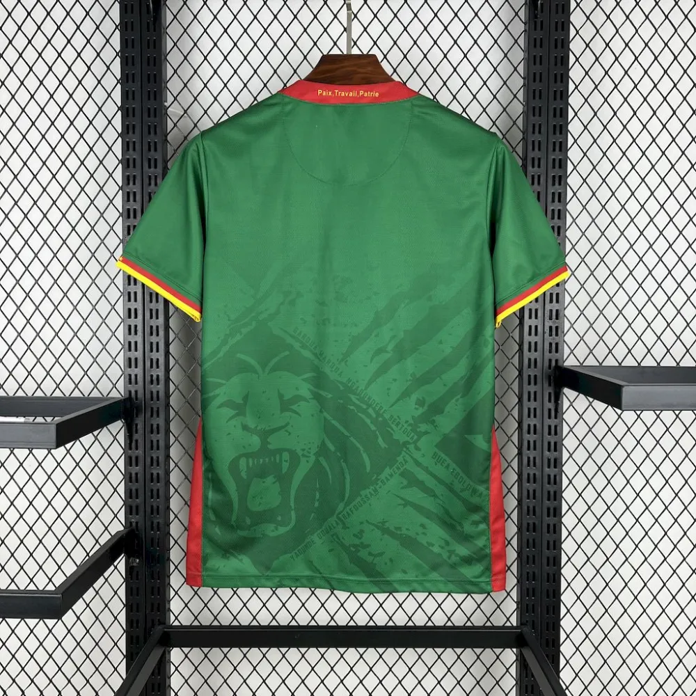 Cameroon Soccer Jersey Home Custom Shirt 2025