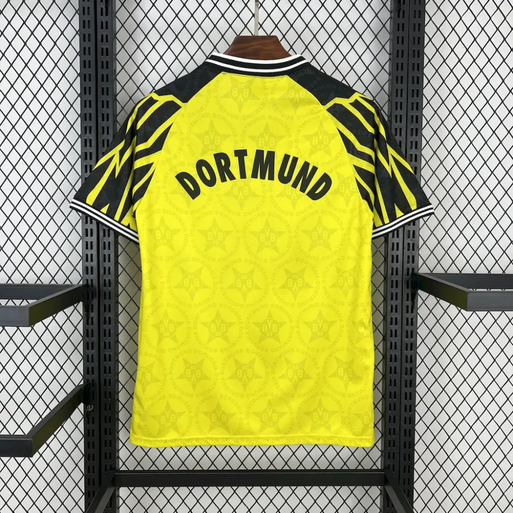 Borussia Dortmund Retro Jersey Home Soccer Shirt 1994/95