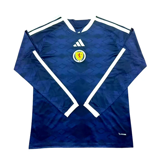 Scotland Soccer Jersey Home Long Sleeve Custom Shirt World Cup 2026