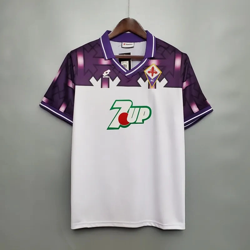 Fiorentina Retro Soccer Jersey Away Custom Shirt 1992/93