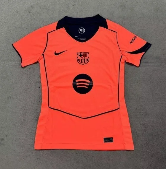 Barcelona Women's Third Away Soccer Jersey Custom Shirt 2025/26