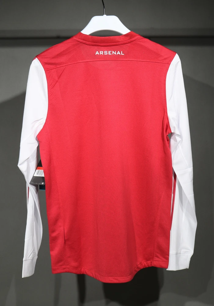 Arsenal Authentic Soccer Retro Jersey Home Long Sleeve Shirt 2011-12