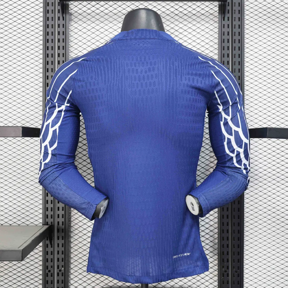 Authentic Soccer Jersey PSG Fourth Away Shirt Long Sleeve 2024/25