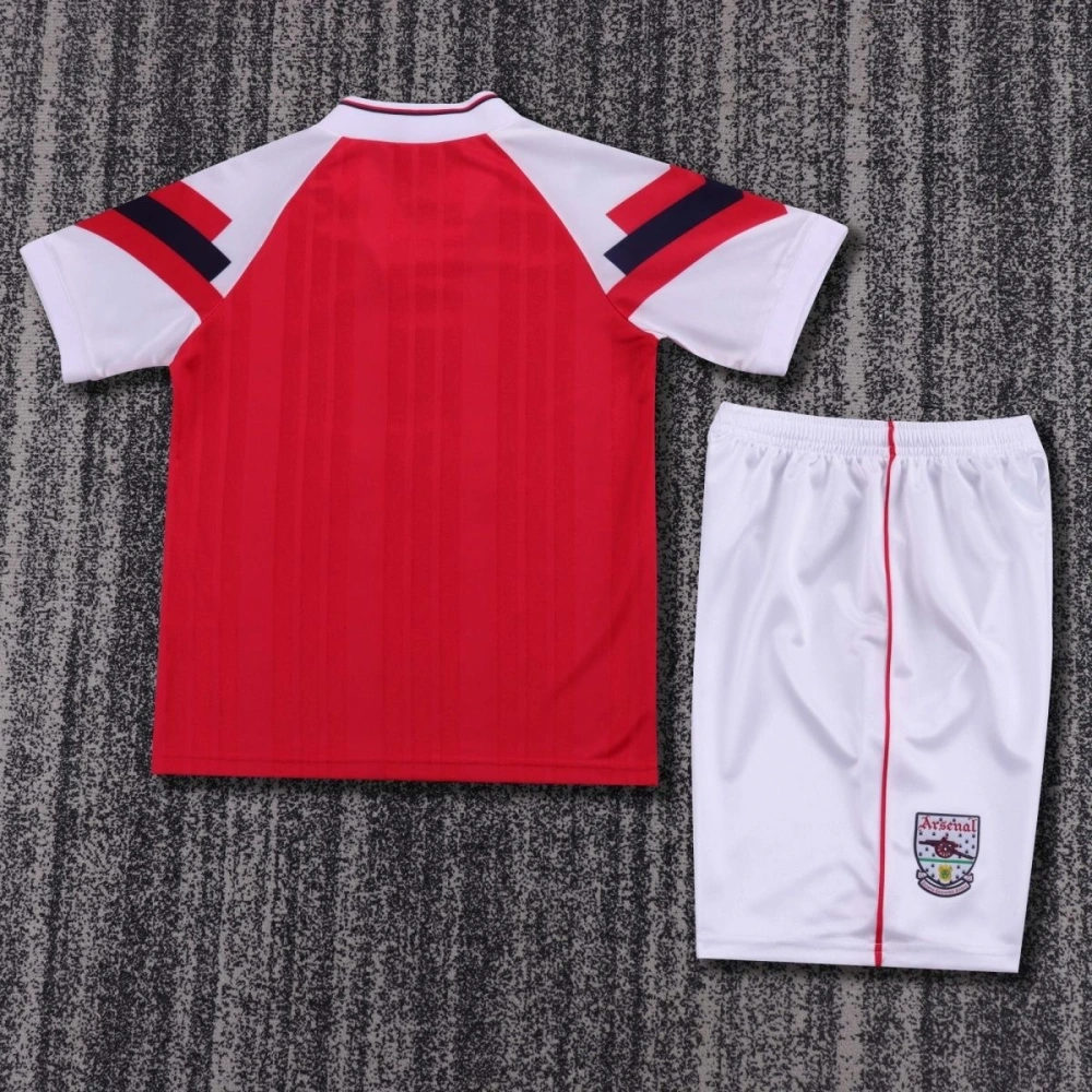 Arsenal Retro Soccer Jersey Home Kids Kit Jersey+Shorts 1992-94