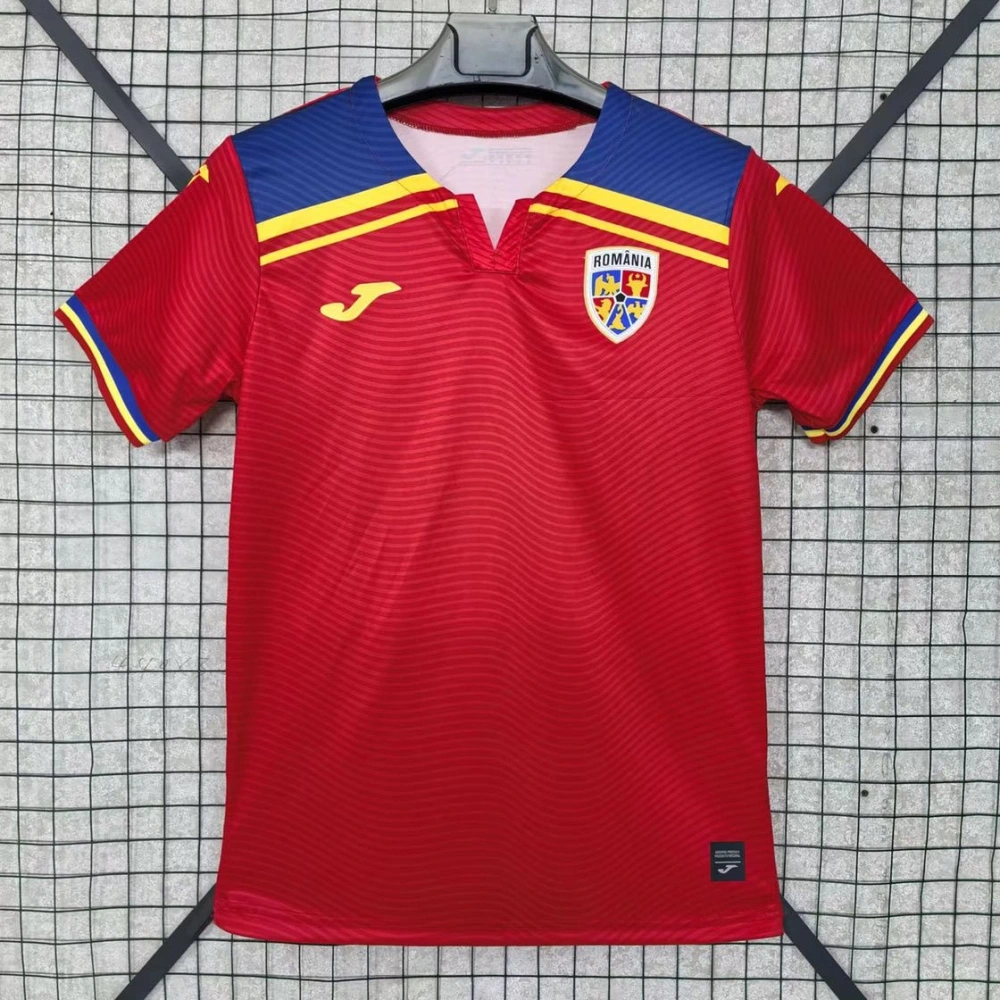 Romania Soccer Jersey Away Custom Shirt 2025/26
