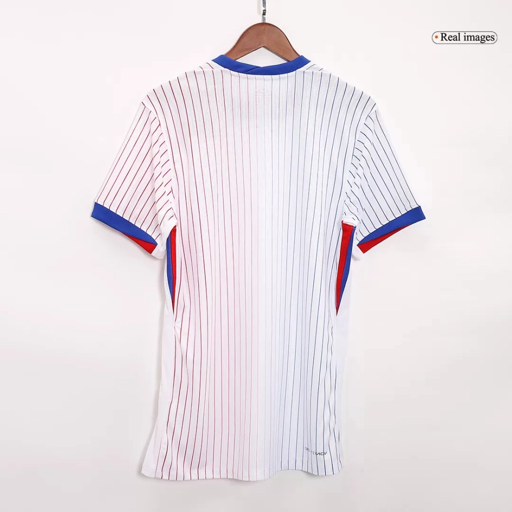 France Authentic Soccer Jersey Away Shirt EURO 2024