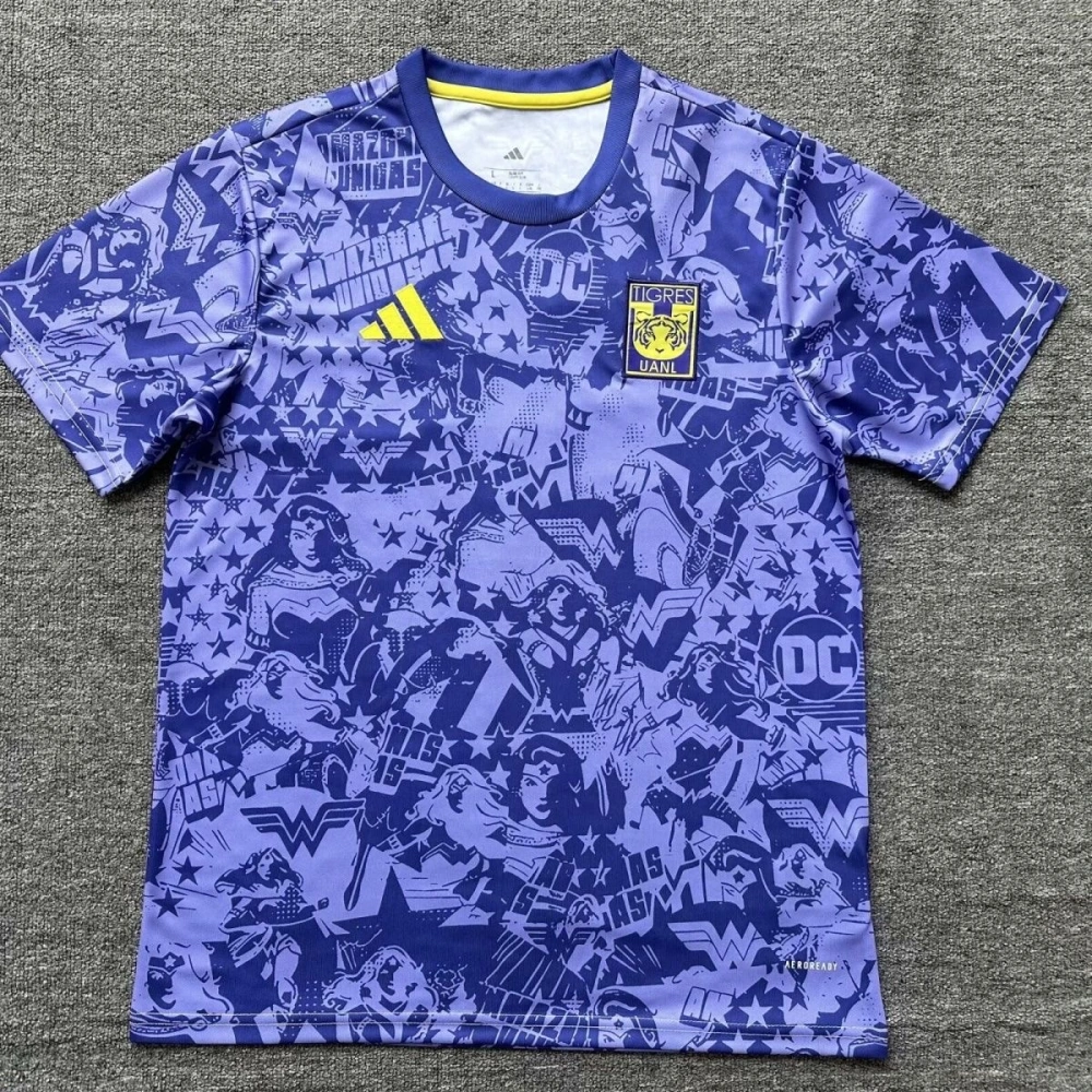 Tigres UANL Soccer Jersey Pre-match Custom Shirt 2025/26