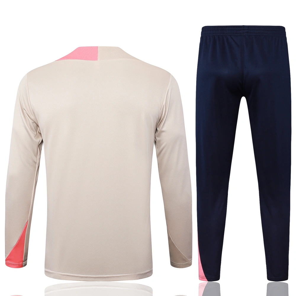 Barcelona Training Kit (Sweatshirt+Pants) Beige 2025/26
