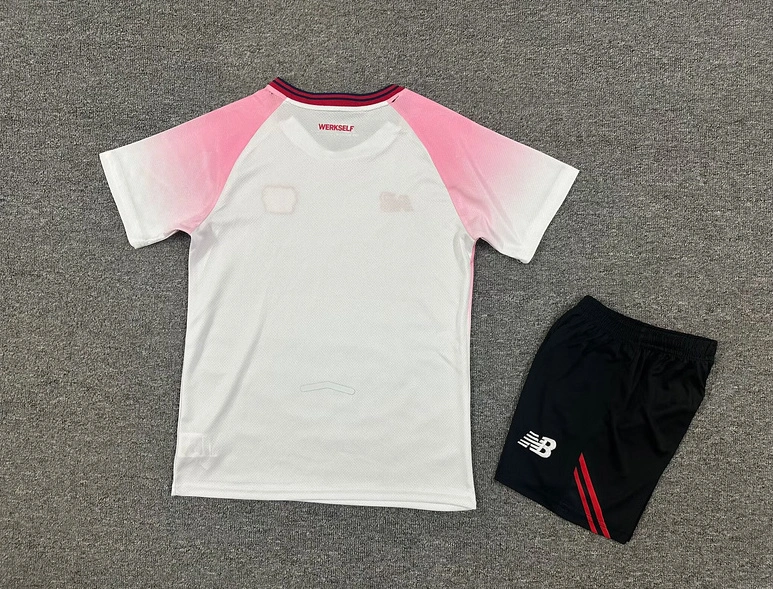 Bayer 04 Leverkusen Soccer Jersey Away Kids Kit Jersey+Shorts 2025/26