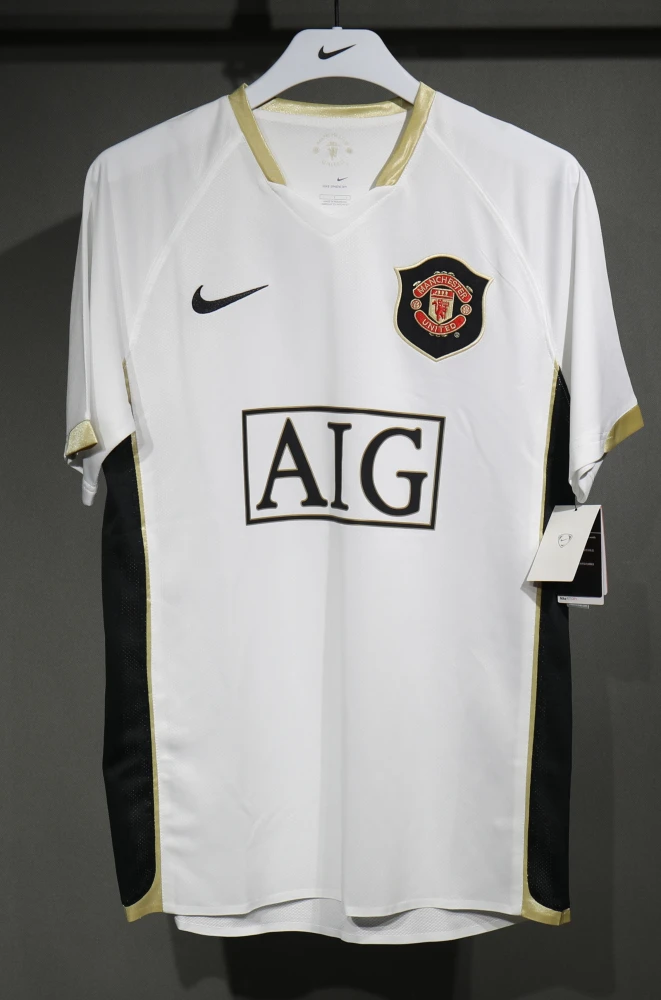Manchester United Retro Authentic Away Football Jersey Shirt 2006/07