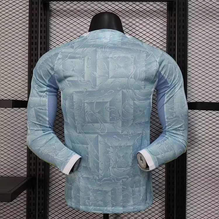 Juventus Authentic Soccer Jersey Away Long Sleeve Shirt 2025/26