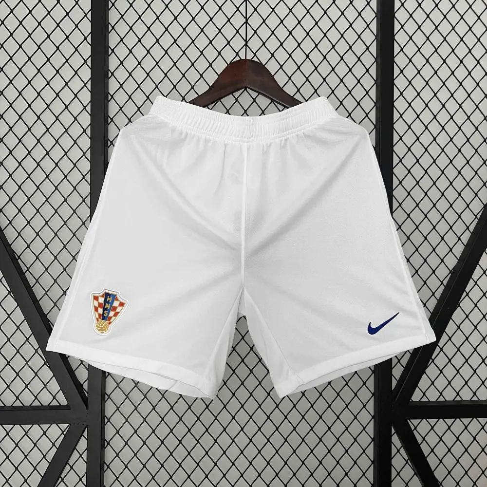 Croatia Soccer Jersey Home Custom Shorts EURO 2024