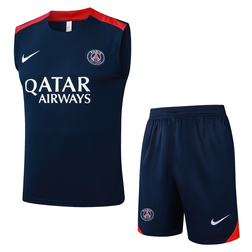 PSG Sleeveless Training Kit Blue 2025/26