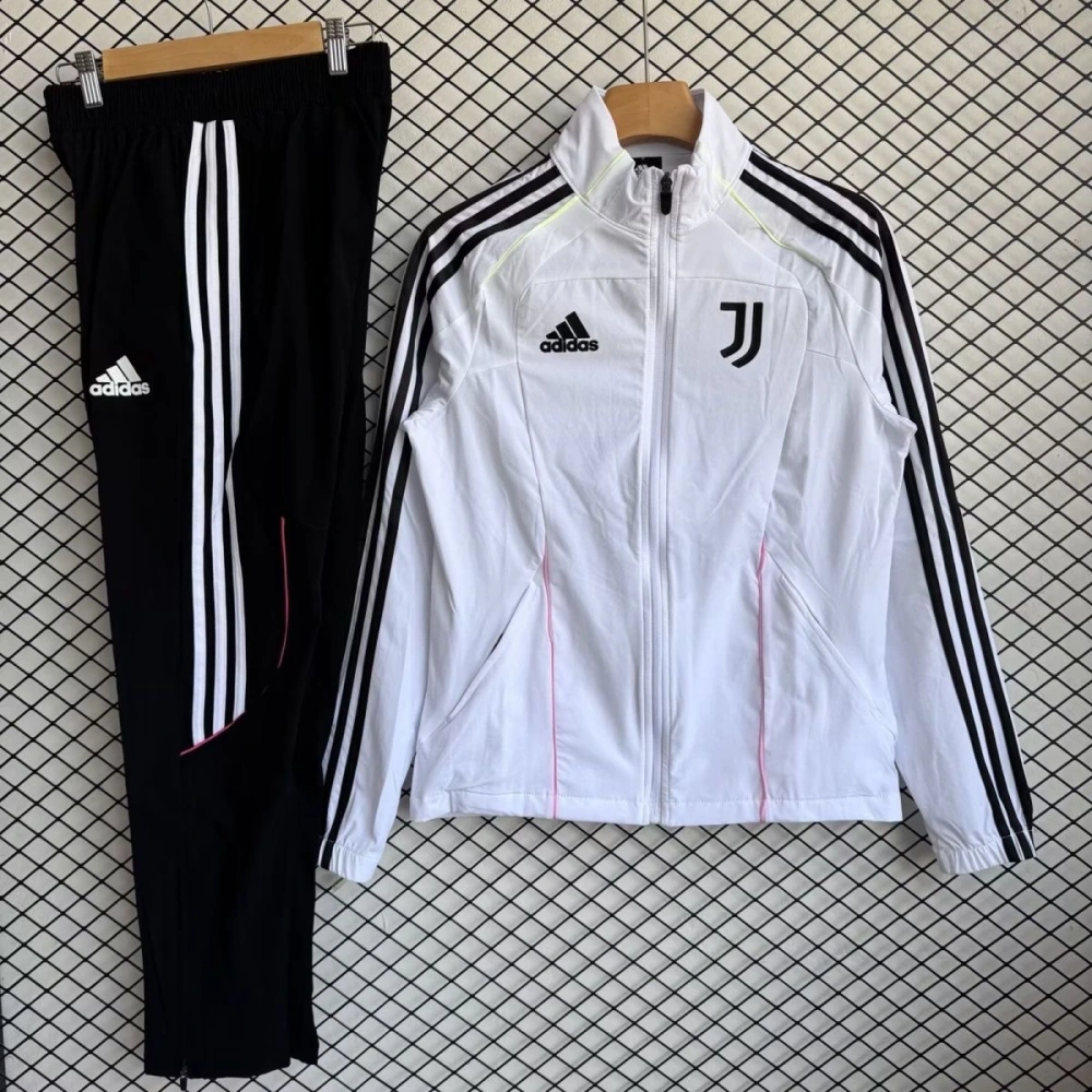 Juventus Windbreaker With Pants White 2025/26