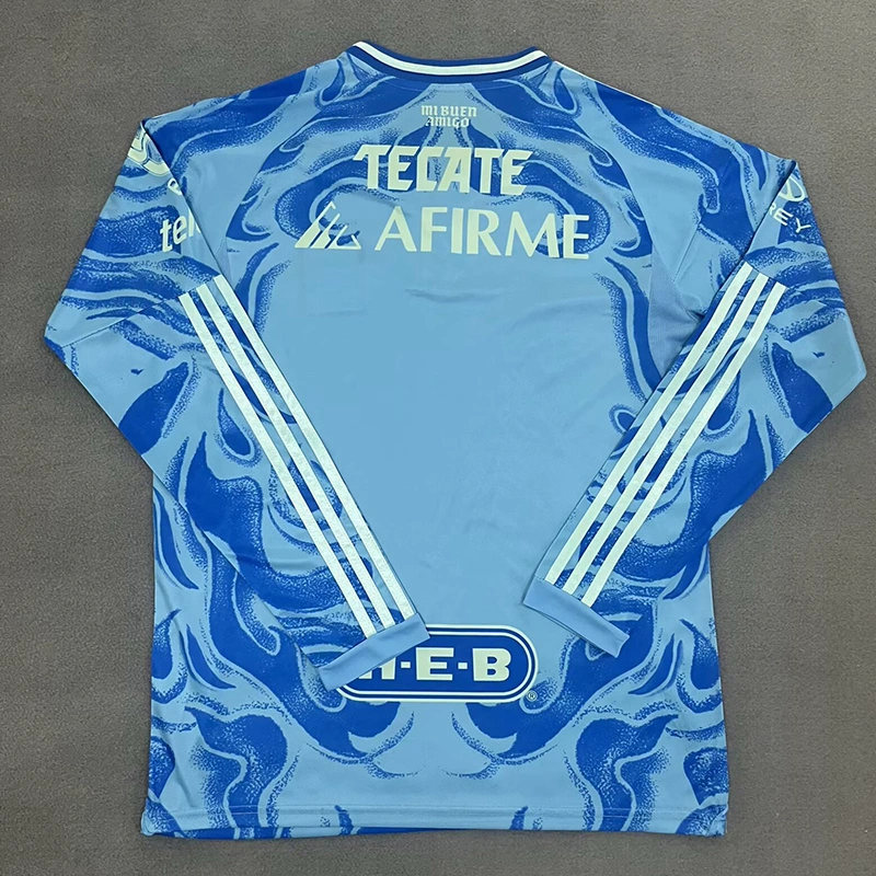 Tigres UANL Soccer Jersey Away Long Sleeve Custom Shirt 2025/26