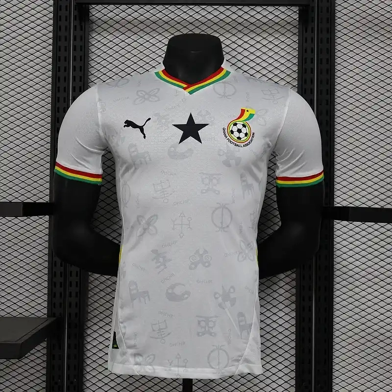 Ghana Authentic Soccer Jersey Home Shirt World Cup 2024-25