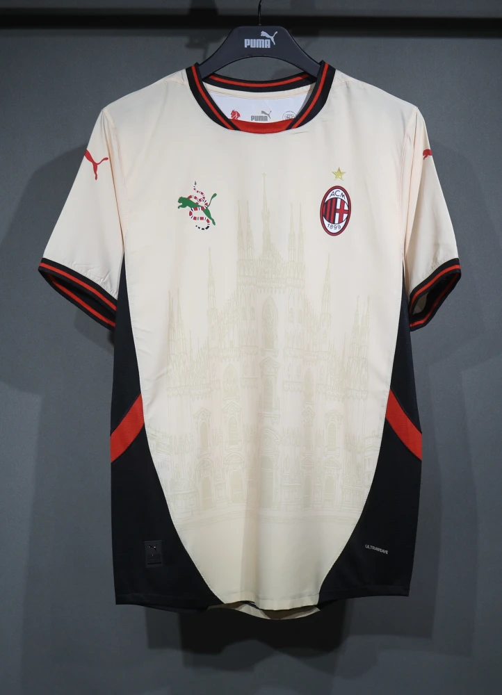 AC Milan Authentic Soccer Jersey Cathedral Special Edition Shirt 2025/26