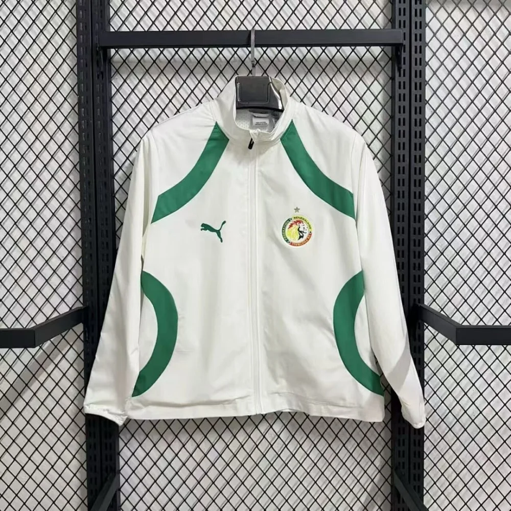 Senegal Windbreaker Jacket White 2026 World Cup