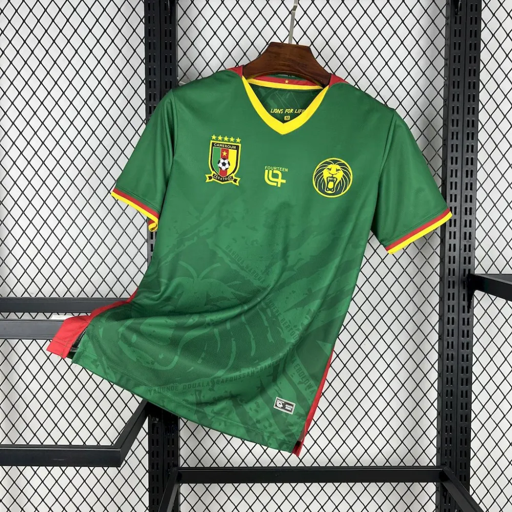 Cameroon Soccer Jersey Home Custom Shirt 2025