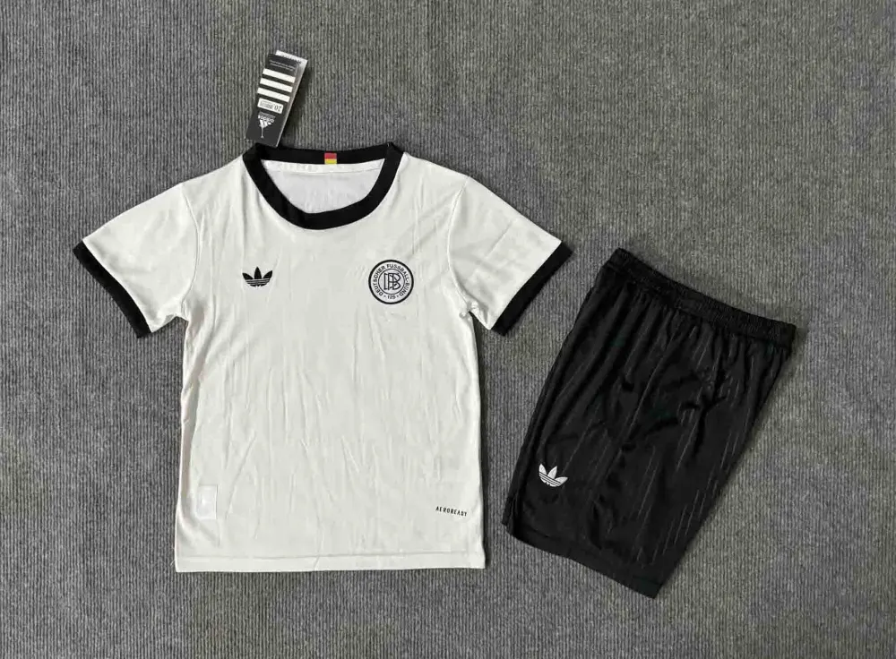 Germany 125th Anniversary Football Uniform Kids Kit Jersey+Shorts 2025