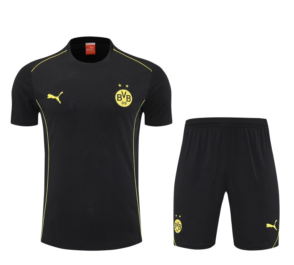Borussia Dortmund Training Jersey Kit Black 2025/26
