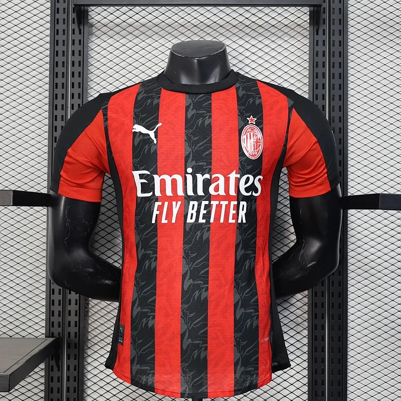 AC Milan Authentic Soccer Jersey Home Shirt 2025/26