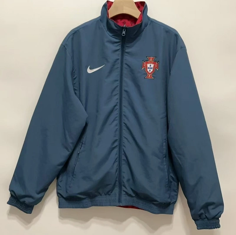 Portugal Reversible Double-Sides Windbreaker Jacket Red&Blue 2025