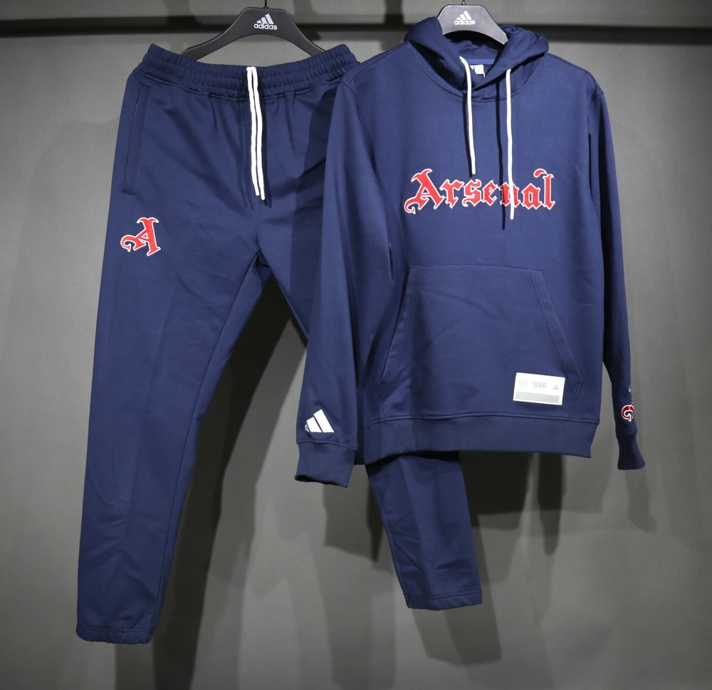 Arsenal Hoodie Training Kit (Sweatshirt+Pants) Blue 2025/26