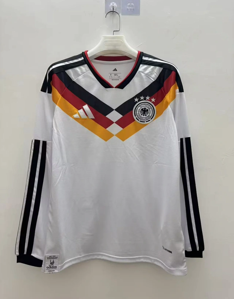 Germany Soccer Jersey Home Long Sleeve Custom Shirt World Cup 2026