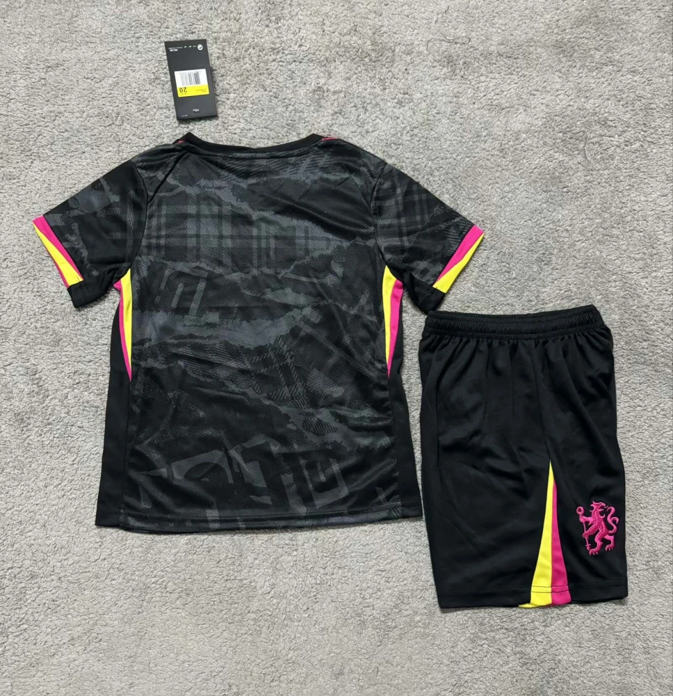 Chelsea Football Jersey Third Away Kids Kit Jersey+Shorts 2024/25