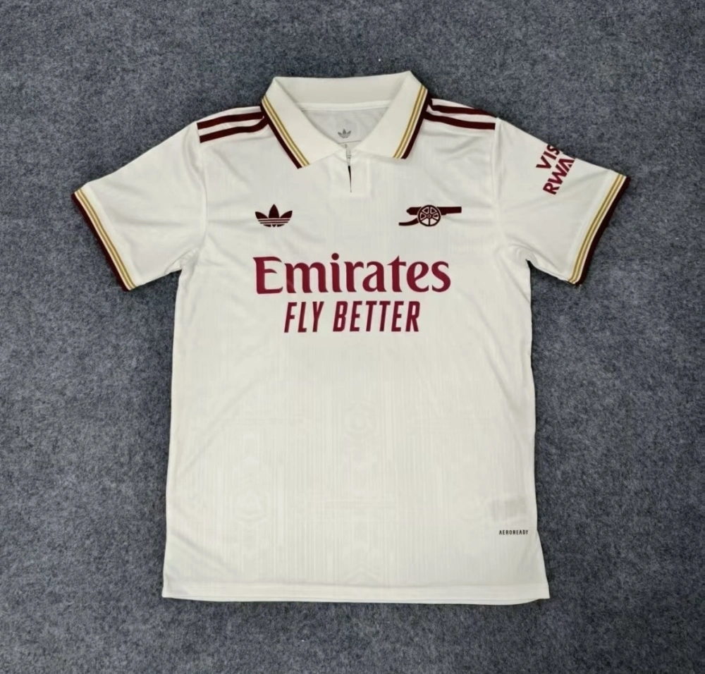 Arsenal Soccer Jersey Third Away Custom Shirt 2025/26